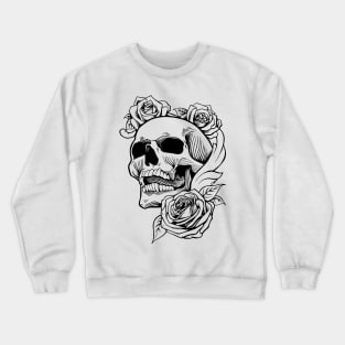 skull&roses 1 Crewneck Sweatshirt